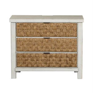 Modern Farmhouse Collection Bedside Chest - Antique White