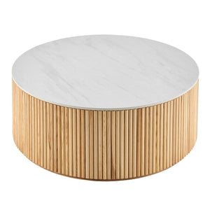 Ingrid Round Coffee Table - Natural