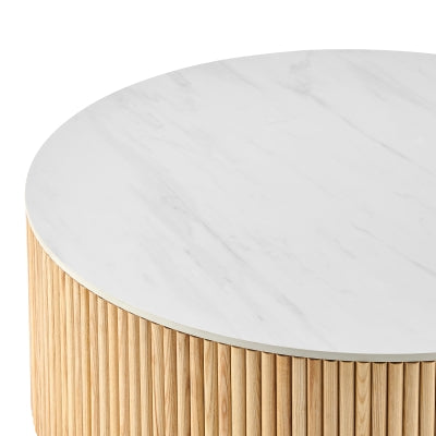 Ingrid Round Coffee Table - Natural