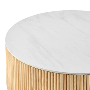 Ingrid Round Coffee Table - Natural