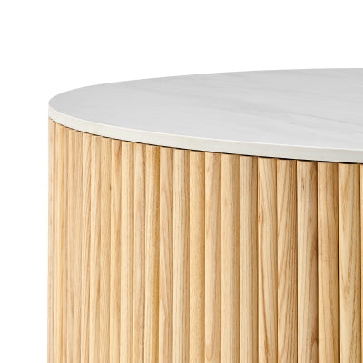 Ingrid Round Coffee Table - Natural