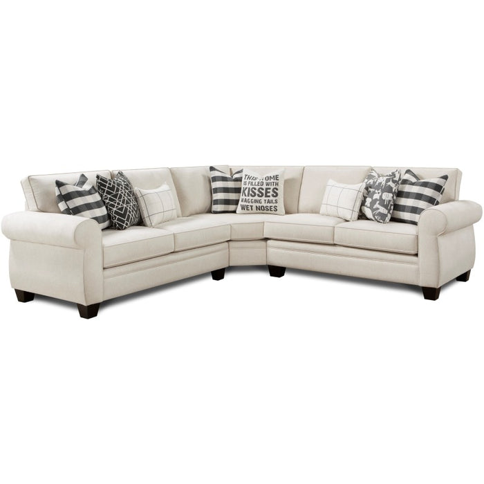 Patricia Collection 3 Pc Sectional - Bridger Shell