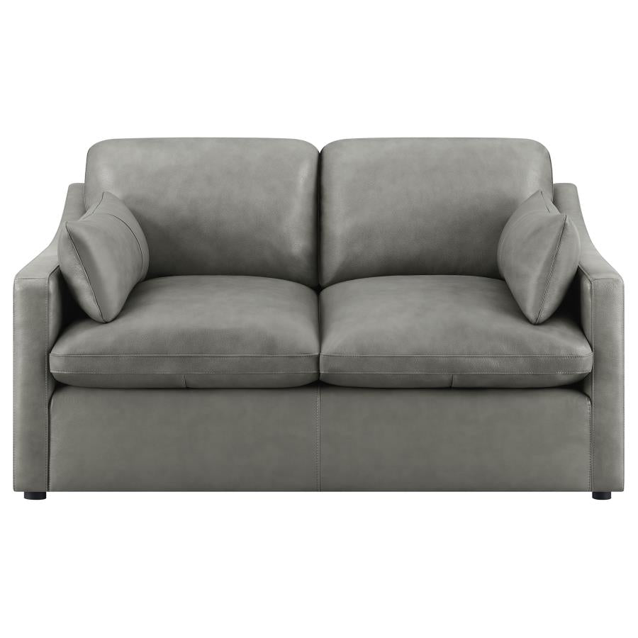 Grayson Leather Loveseat