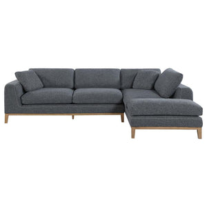 Persia Sectional - Charcoal Gray