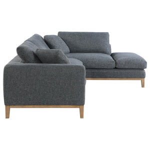 Persia Sectional - Charcoal Gray