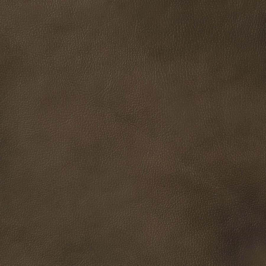 Leaton Leather Chair - Brown