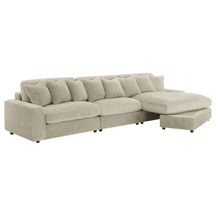 Blaine 3 Pc Reversible Sectional - Sand