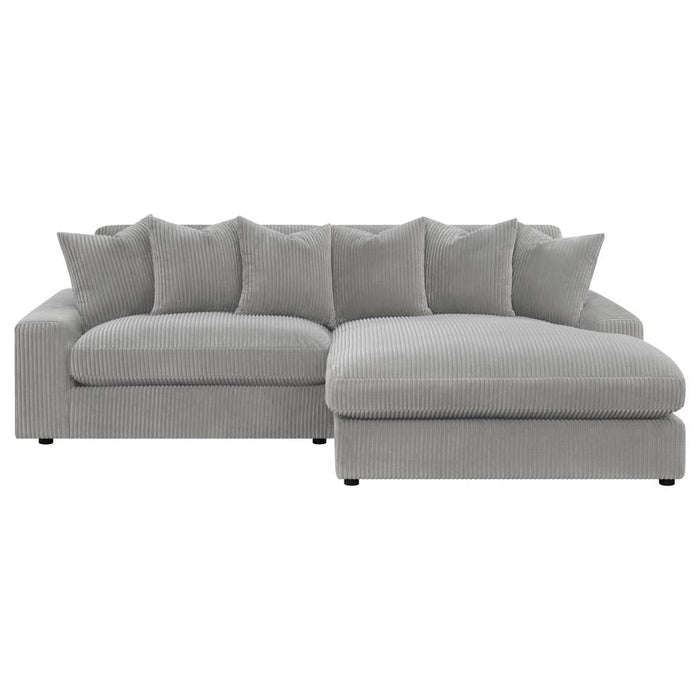 Blaine 2 Pc Sectional - Fog Gray