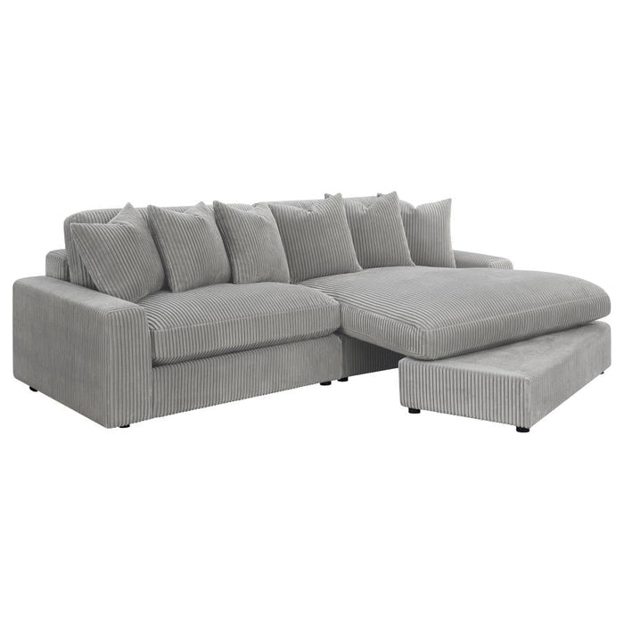 Blaine 2 Pc Sectional - Fog Gray