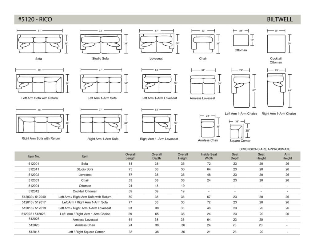 Biltwell Rico Sofa