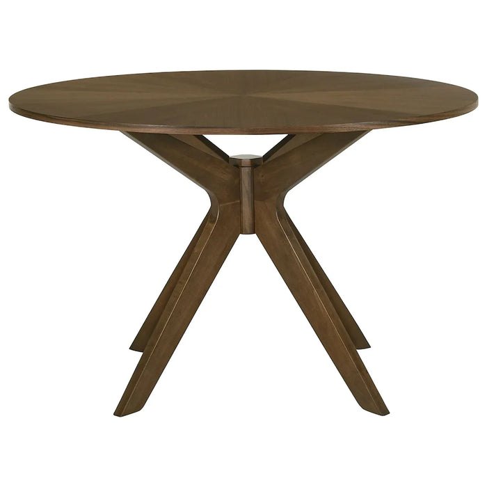 Weston 47" Round Dining Table - Walnut Finish