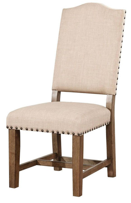 Julia Upholstered Dining Chair - Beige Linen