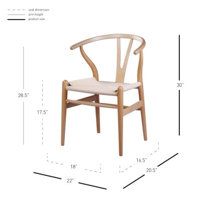 Wishbone Dining Chair - Natural