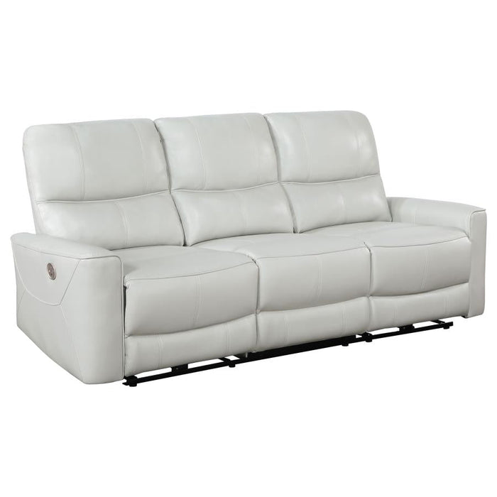 Greenfield Power Reclining Sofa - Ivory