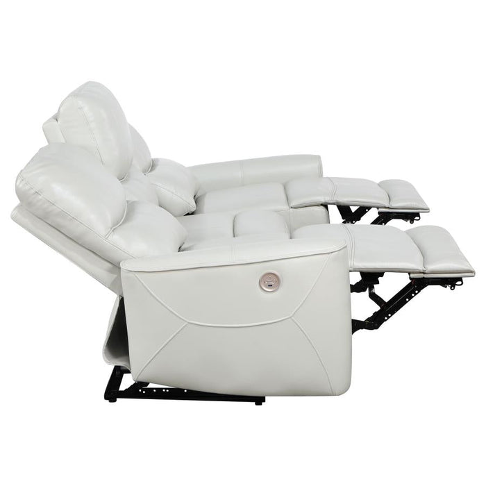 Greenfield Power Reclining Sofa - Ivory