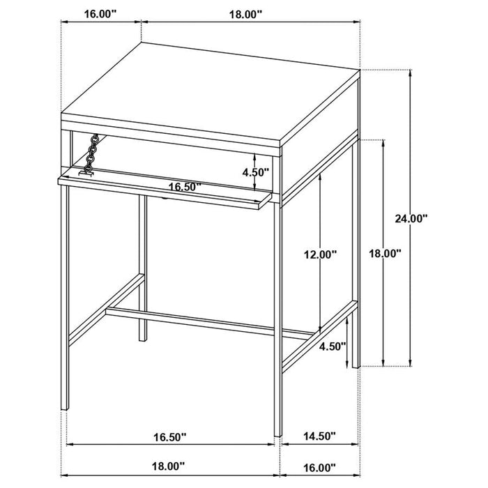 Stephanie Storage End Table