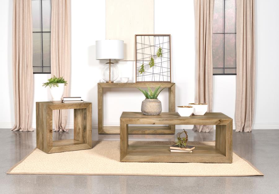 Benton Rectangular Solid Wood End Table