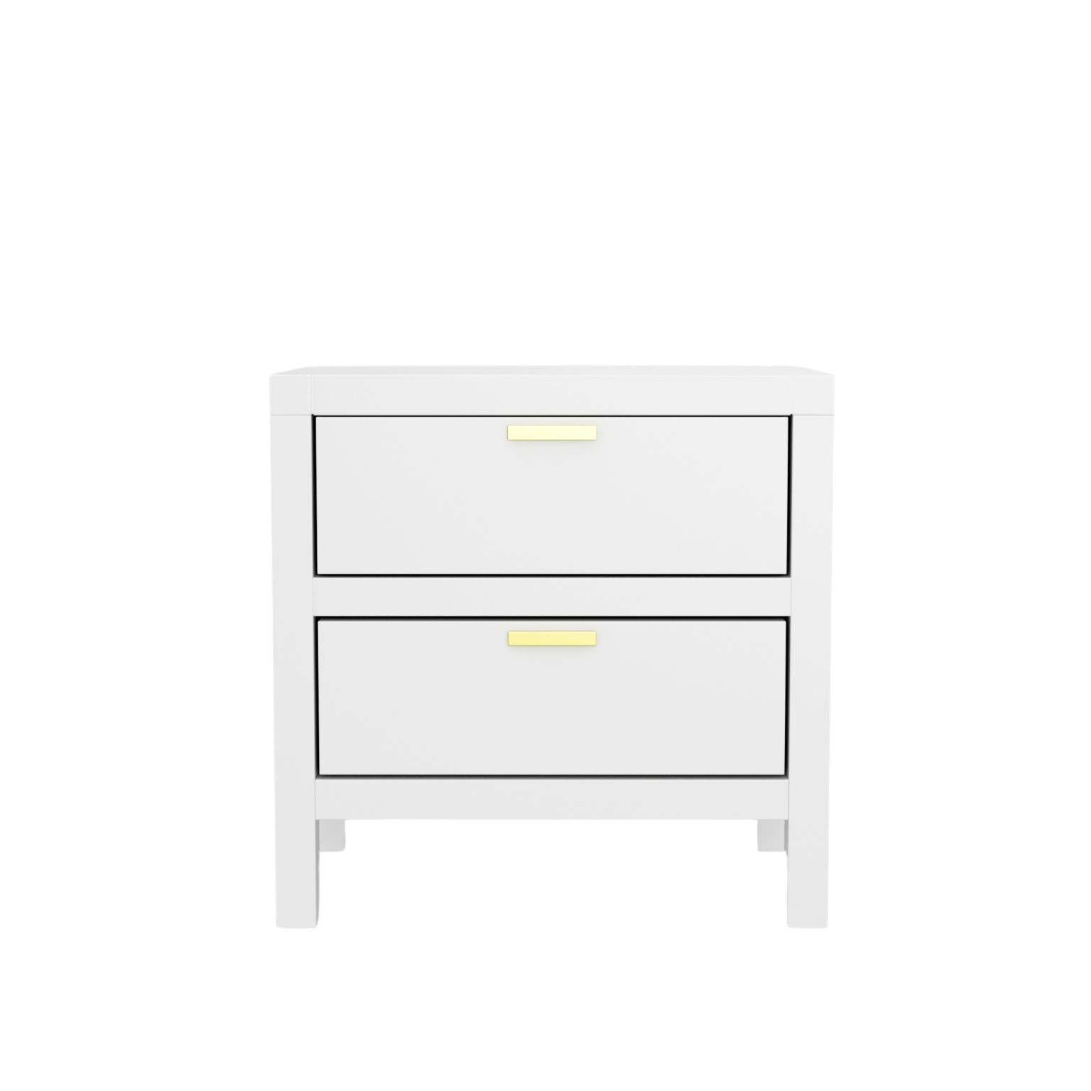 Carmel Collection Nightstand - White