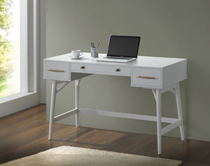 Essence Mid Century Modern Desk - White Finish