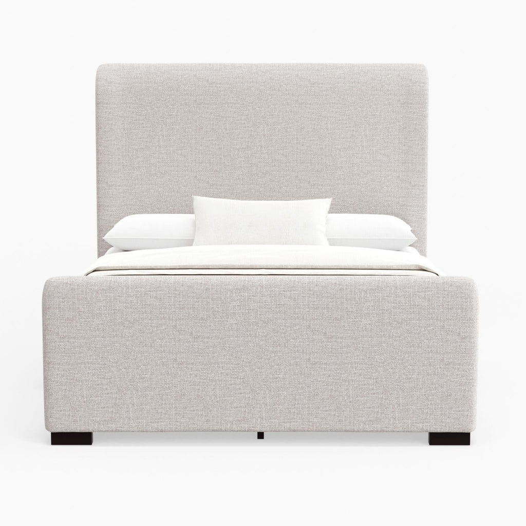 Adele Upholstered Platform Bed - Linen