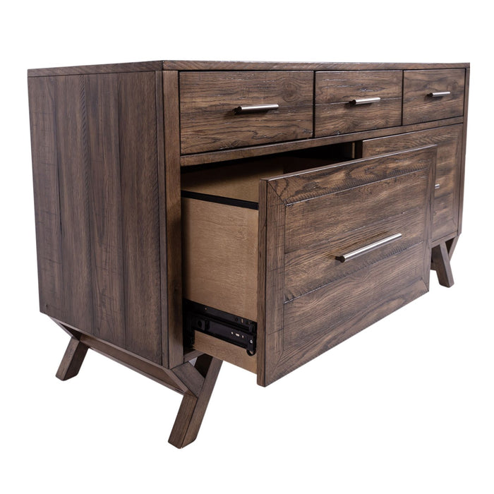 Lennox Collection Credenza w/File Cabinets