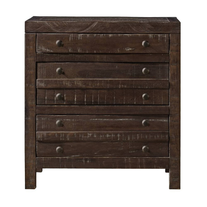 Townsend Collection Three Drawer Nightstand - Java Finish