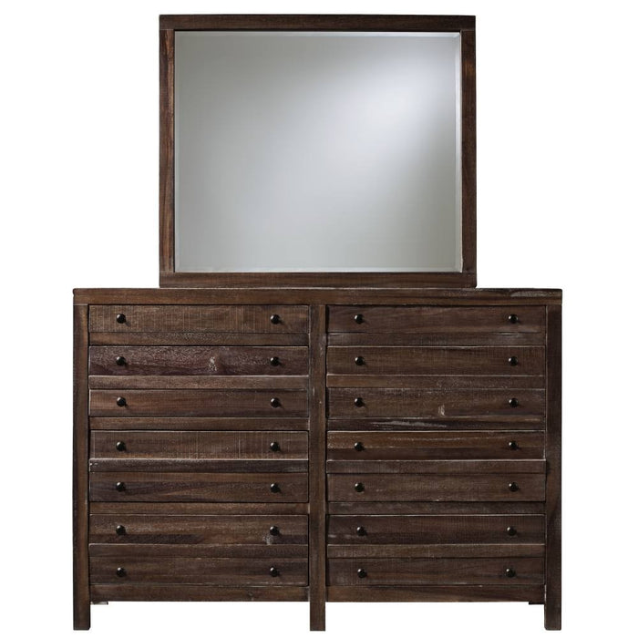 Townsend Collection Eight Drawer Dresser - Java Finish