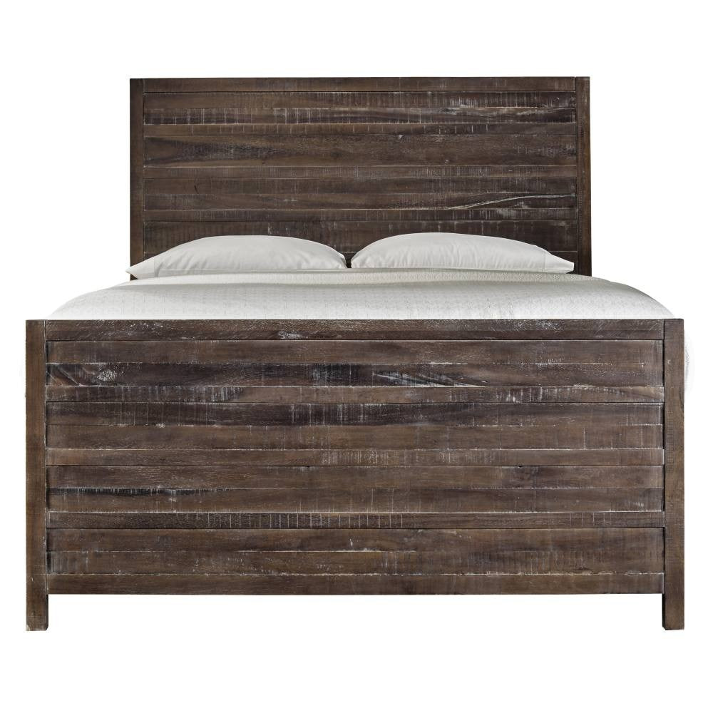 Townsend Collection Queen Panel Bed - Java Finish