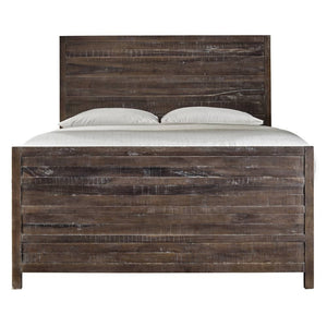 Townsend Collection Queen Storage Bed - Java Finish