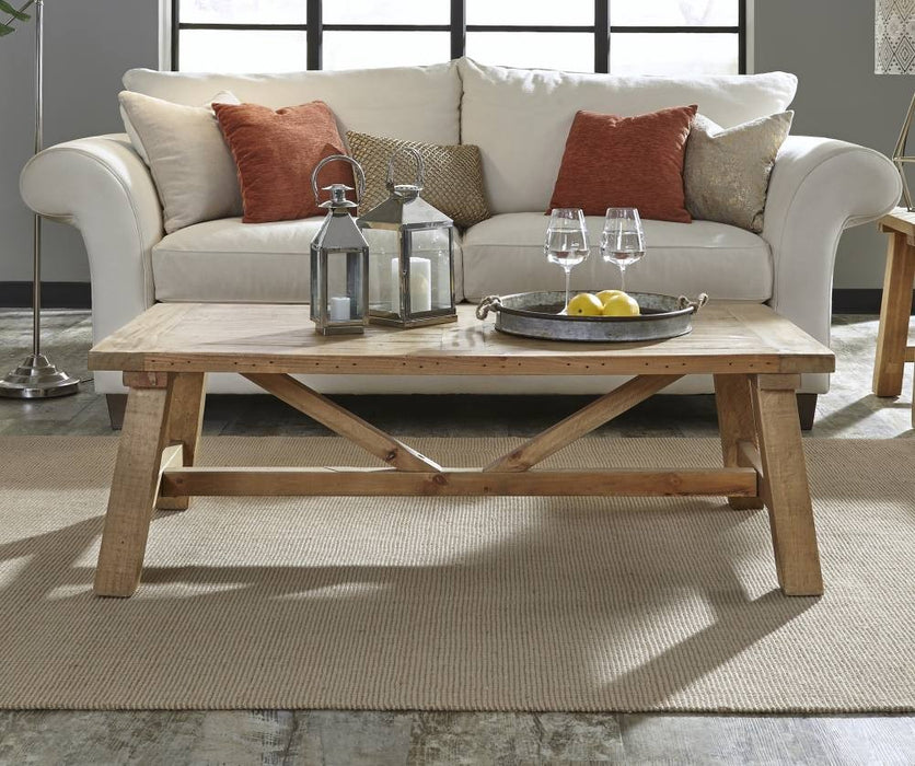 Harby Collection Rustic Coffee Table