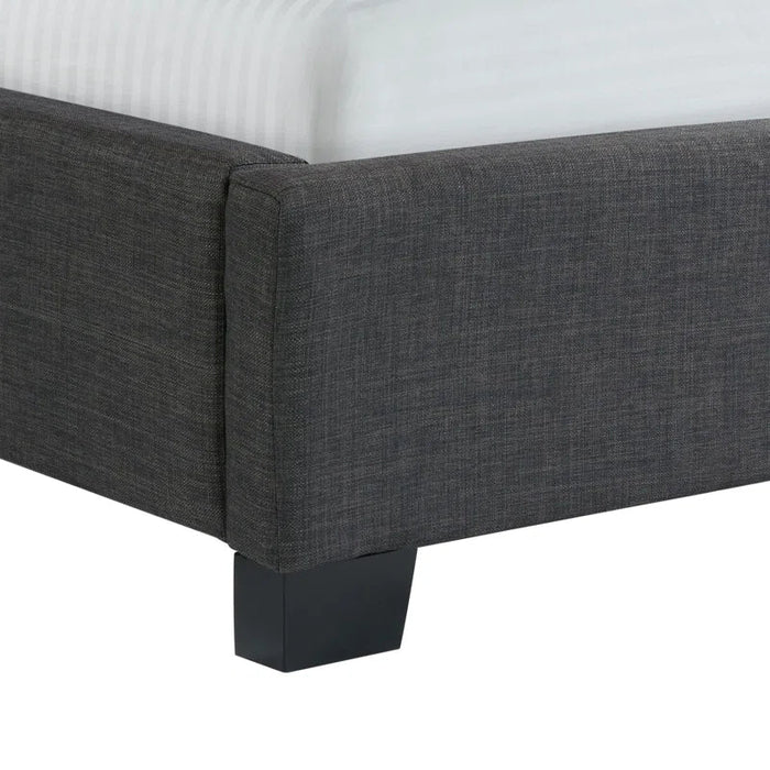 Morrow Upholstered Wingback Bed - Heirloom Charcoal