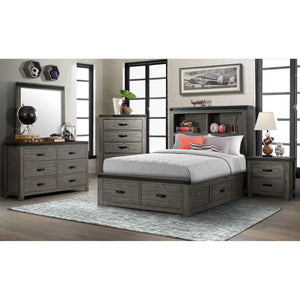 Wade Six Drawer Dresser - Grey