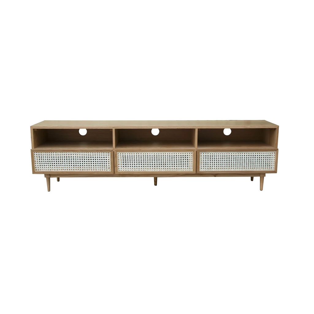 Cane Collection 70" Media Console - Natural