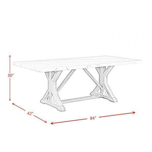 Lakeview Marble Top Rectangular Dining Table