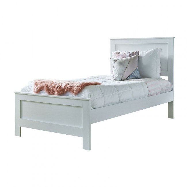 Catalina Panel Bed - White