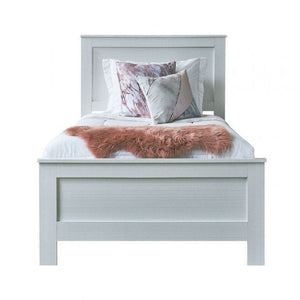 Catalina Panel Bed - White