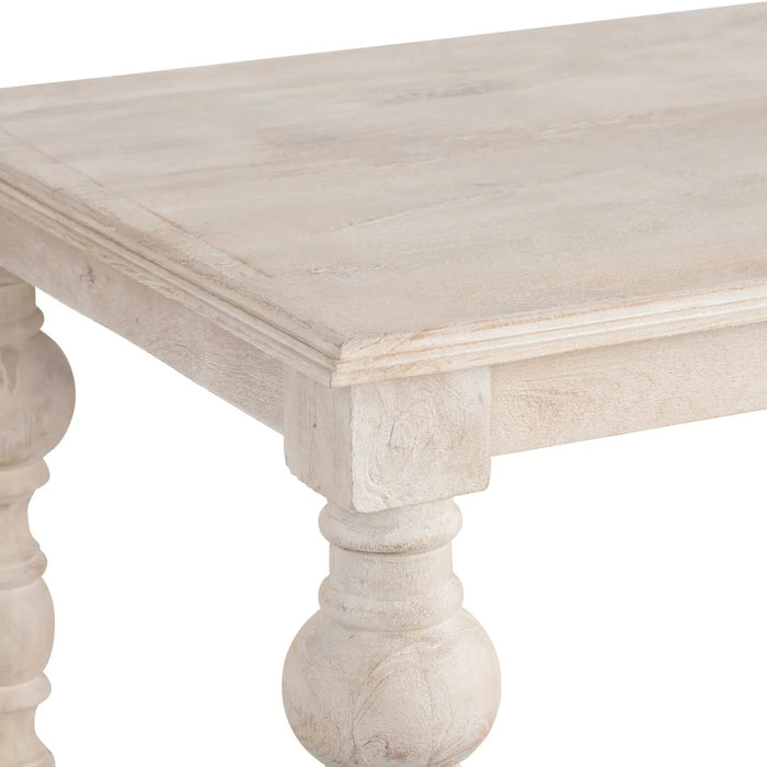 Harvest Farmhouse Dining Table - White Wash