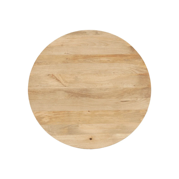 Cylinder 47" Round Dining Table - Natural