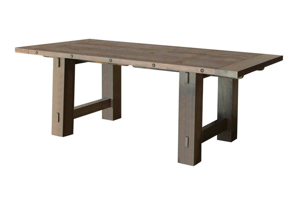 Calandra Collection Solid Wood Trestle Dining Table