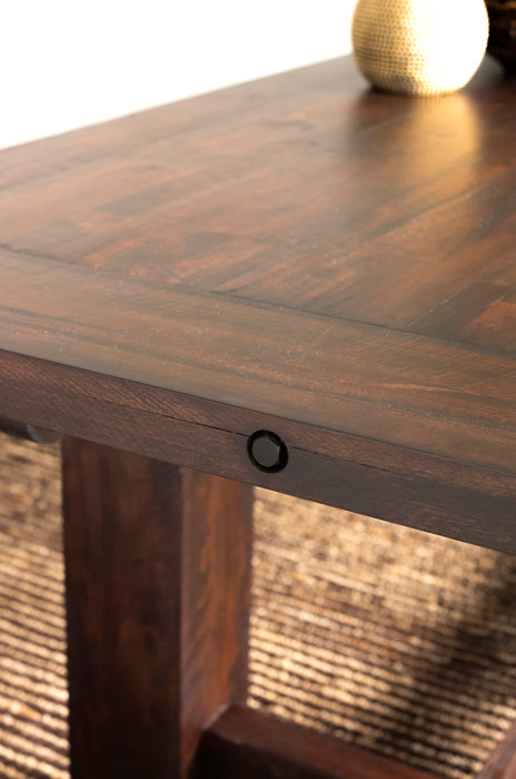 Calandra Collection Solid Wood Trestle Dining Table