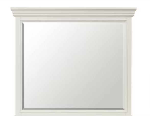 Slater Collection Mirror - Antique White