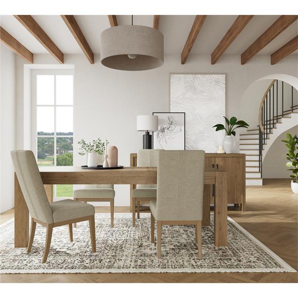 Davie Rectangular Dining Table - Pale Oak