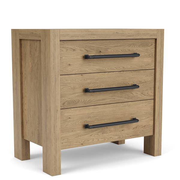 Davie Three Drawer Nightstand