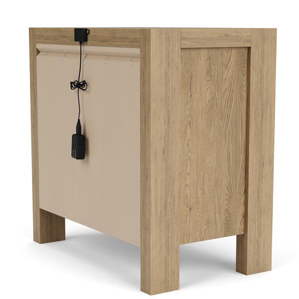Davie Three Drawer Nightstand