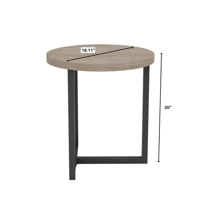 Irondale Round End Table