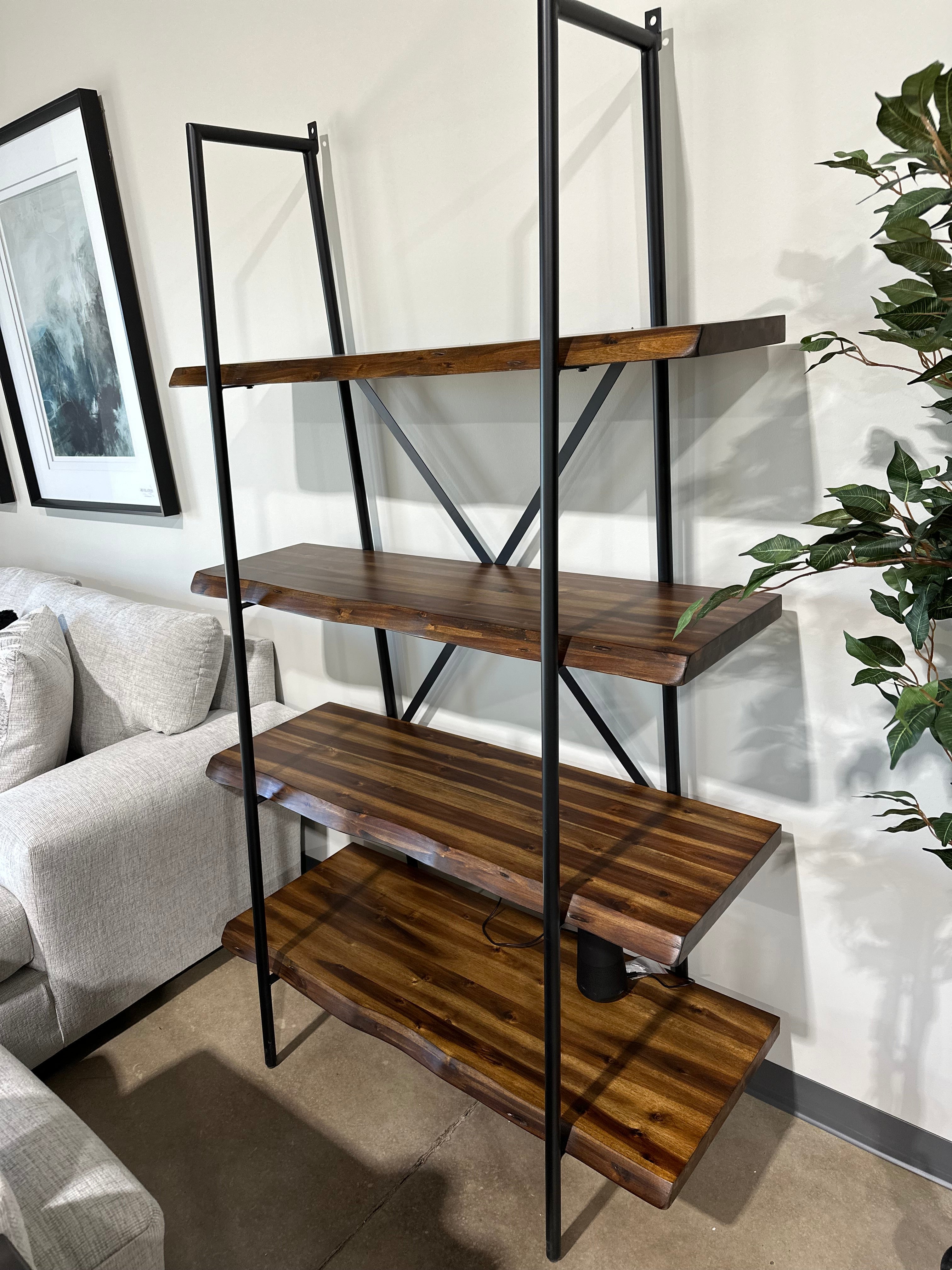 Live Edge Bookshelf
