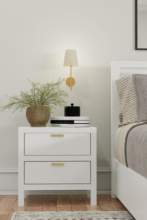 Carmel Collection Nightstand - White