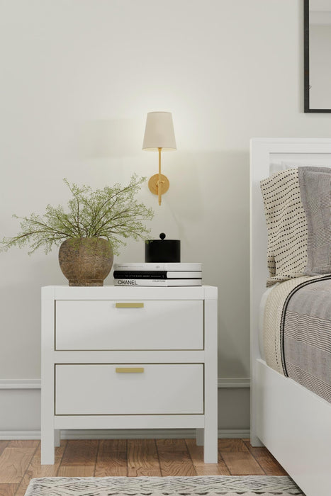 Carmel Collection Nightstand - White