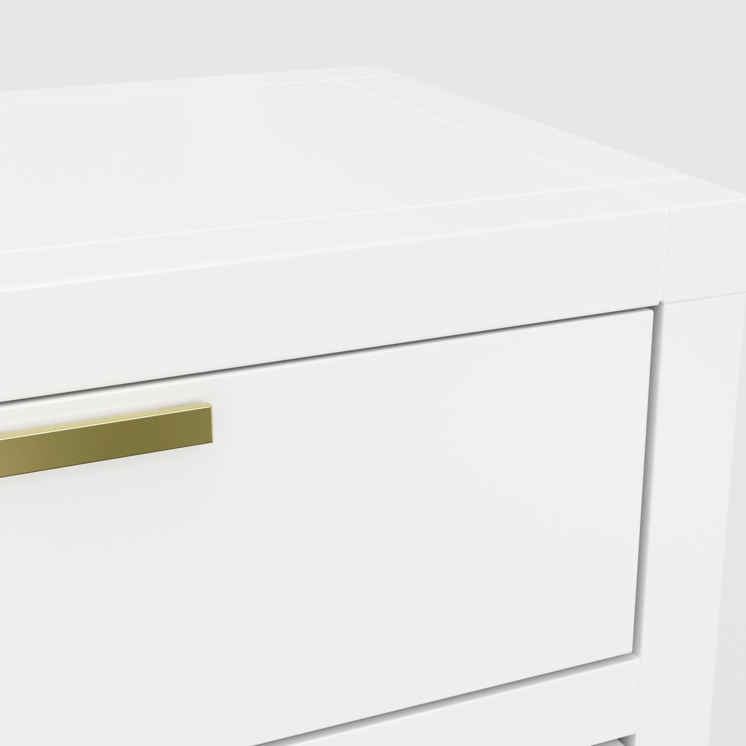 Carmel Collection Nightstand - White