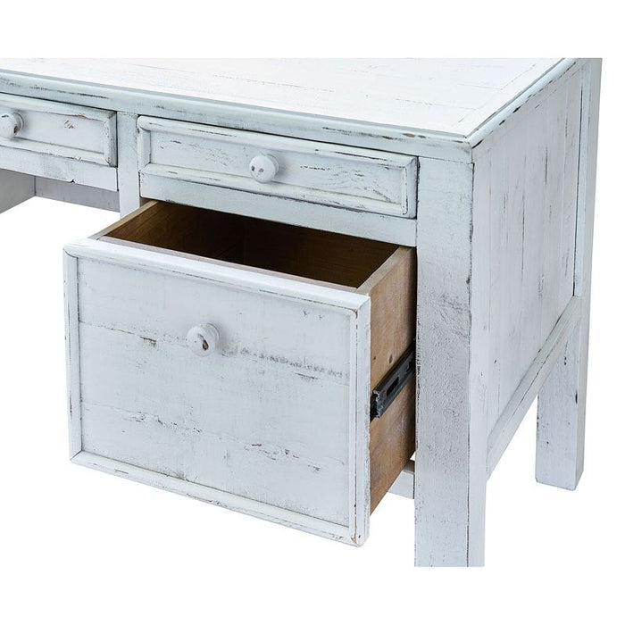 Leo Desk - Vintage White